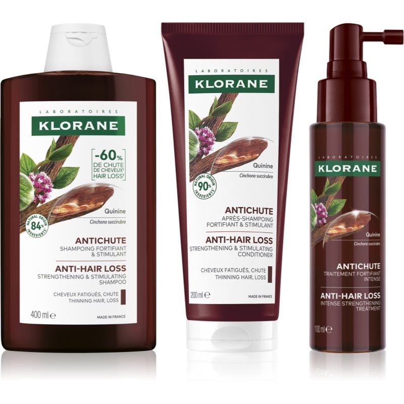 Klorane Quinine Chinin комплект против косопад - Комплект - Сравни цени от 1 магазин с безплатна доставка