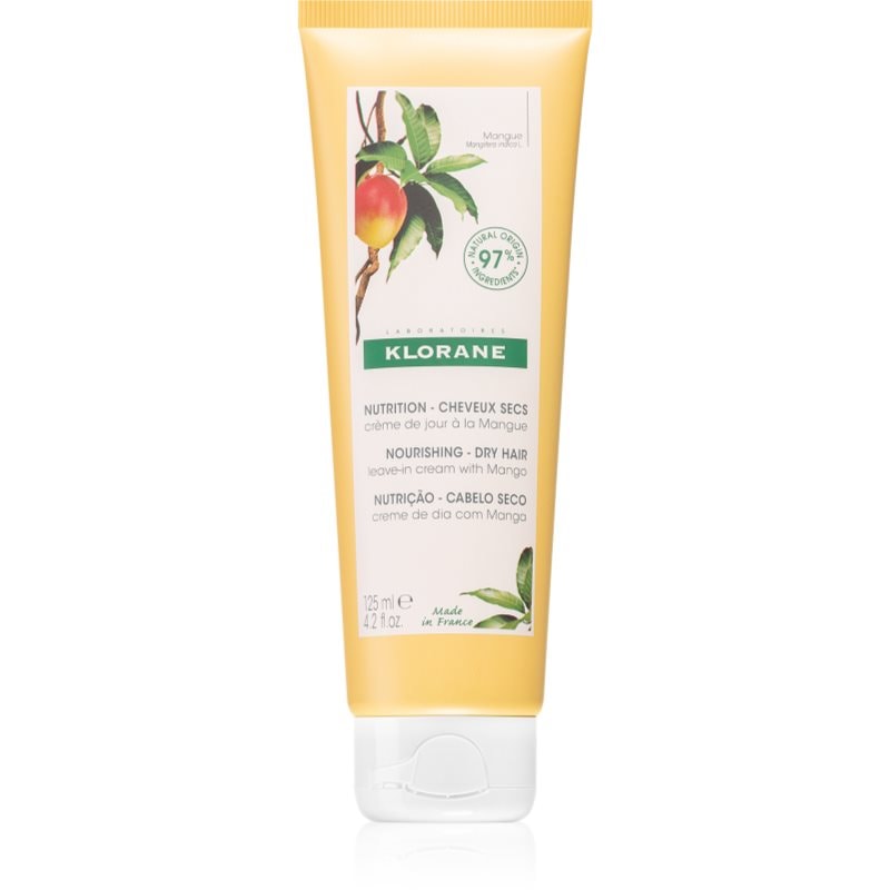 Klorane Klorane Mango Leave-in Cream Dry Hair крем без отмиване за подхранване и хидратация - Унисекс парфюм 125мл - Сравни цени от 1 магазин с безплатна доставка