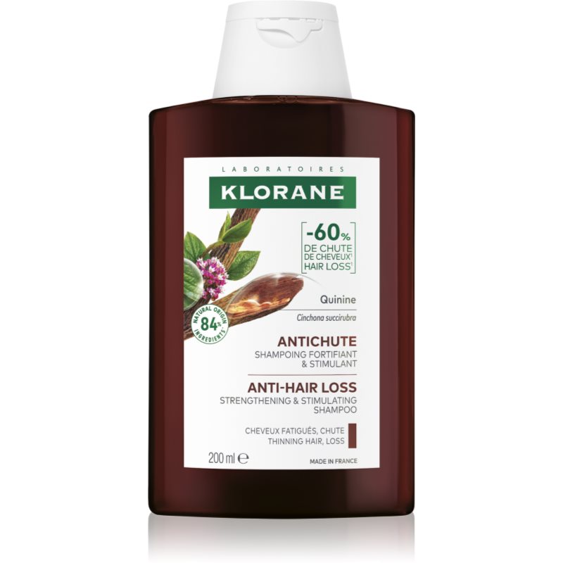 Klorane Klorane Quinine Anti-Hair Loss Shampoo подсилващ шампоан против косопад - Унисекс парфюм 200мл - Сравни цени от 1 магазин с безплатна доставка