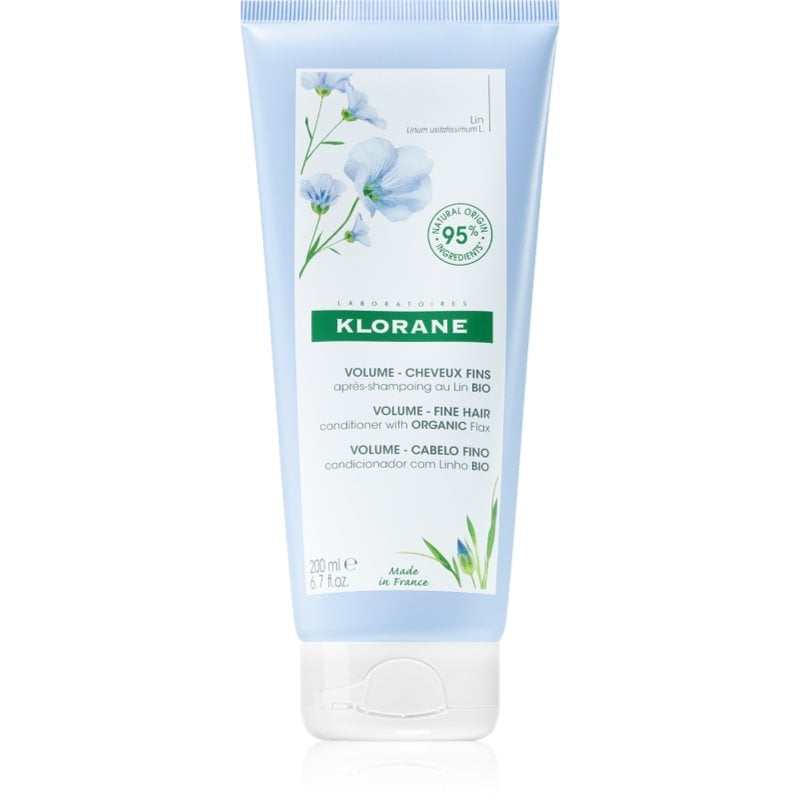 Klorane Flax Fiber балсам за тънка коса без обем