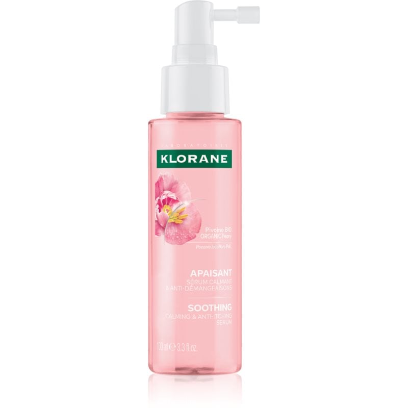 Klorane Peony Soothing Calming & Anti-Itching Serum успокояващ серум за чувствителен и раздразнен скалп