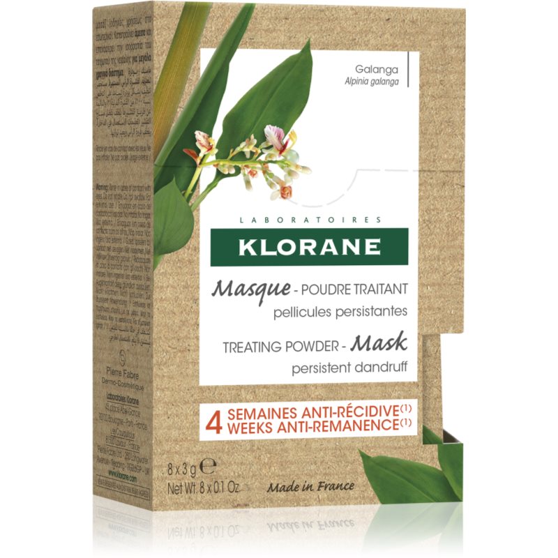 Klorane Klorane Galanga маска за коса против пърхот - Унисекс парфюм 3мл - Сравни цени от 1 магазин с безплатна доставка