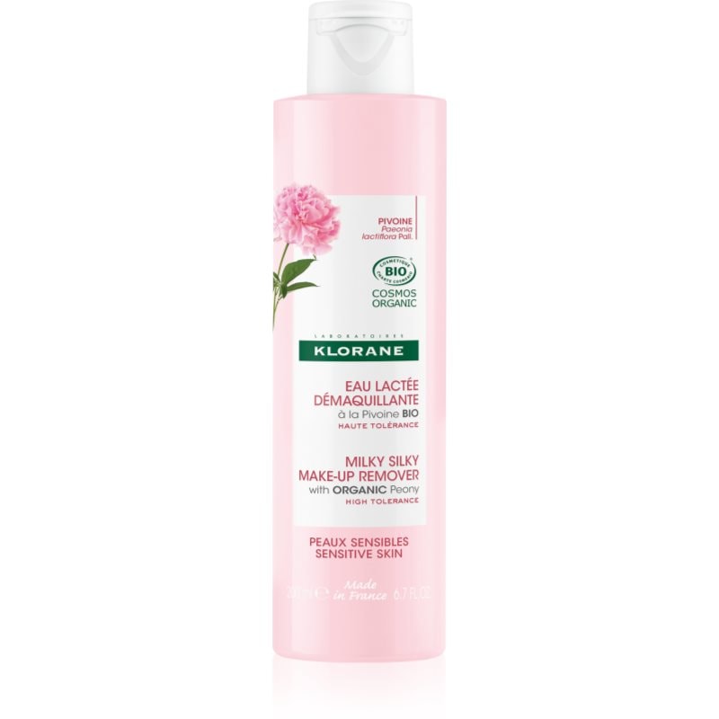 Klorane Peony Milky Silky Make-up Remover мляко за почистване на грим за успокояване на кожата - Грижа за лице - Сравни цени от 1 магазин с безплатна доставка