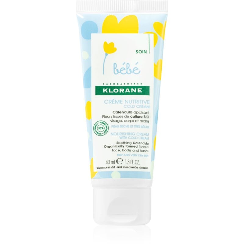Klorane Bébé Nutrition подхранващ крем за деца