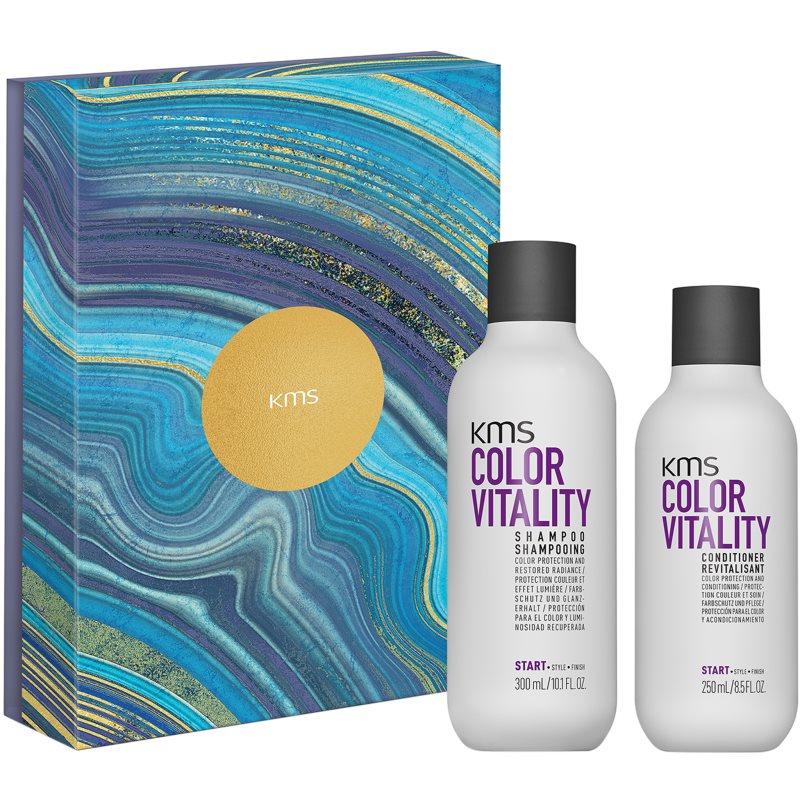 KMS Color Vitality Duo Set подаръчен комплект за боядисана коса - Комплект - Сравни цени от 1 магазин с безплатна доставка