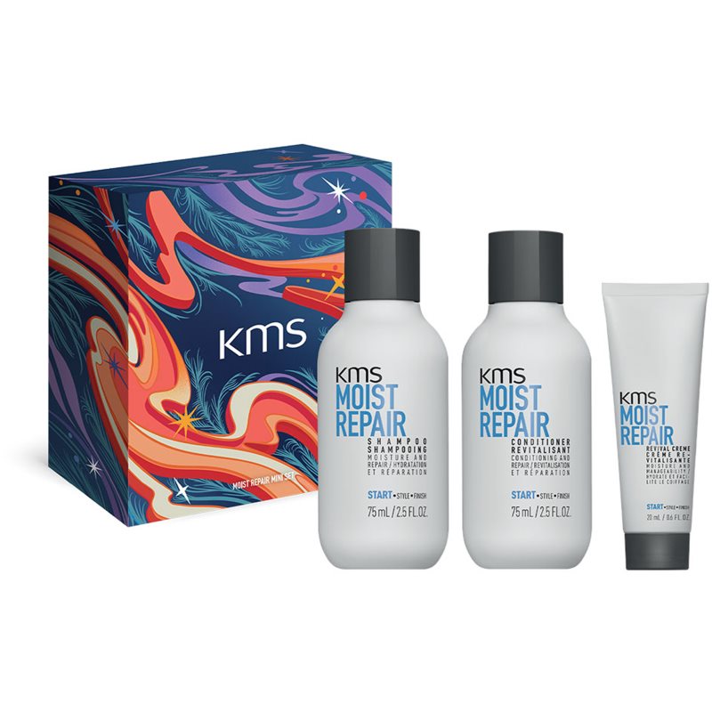 KMS Moist Repair Mini Set подаръчен комплект за подхранване и хидратация - Комплект - Сравни цени от 1 магазин с безплатна доставка