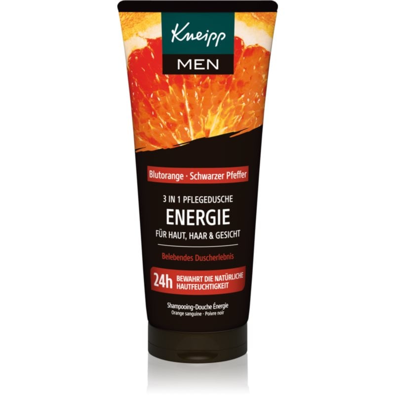Kneipp Energy почистващ гел 3 в 1 за мъже