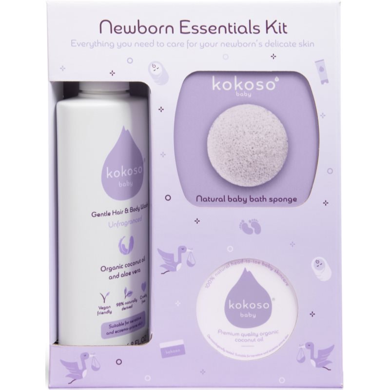 Kokoso Baby Newborn Essentials Kit подаръчен комплект за деца от раждането им - За деца - Сравни цени от 1 магазин с безплатна доставка