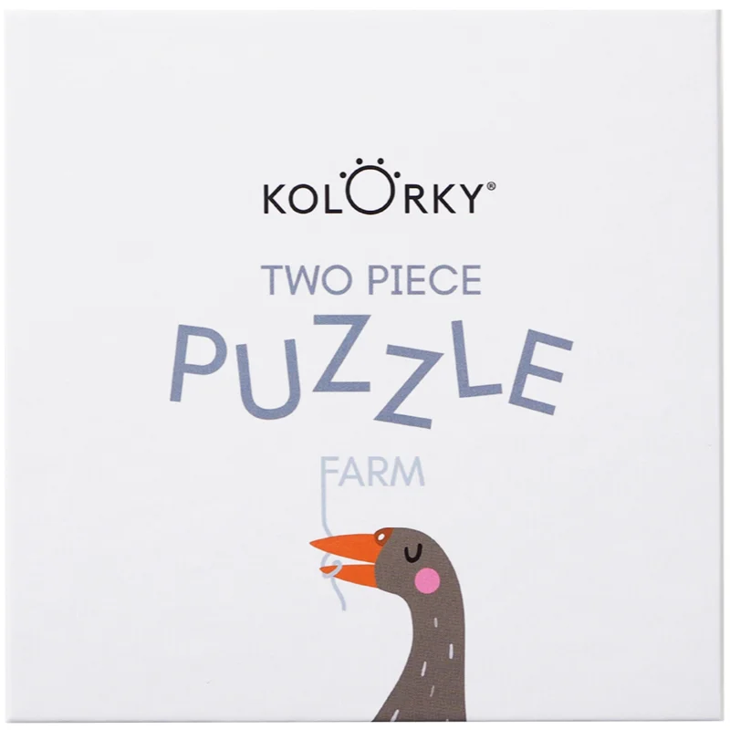 Kolorky Puzzle Two Piece Farm пъзел