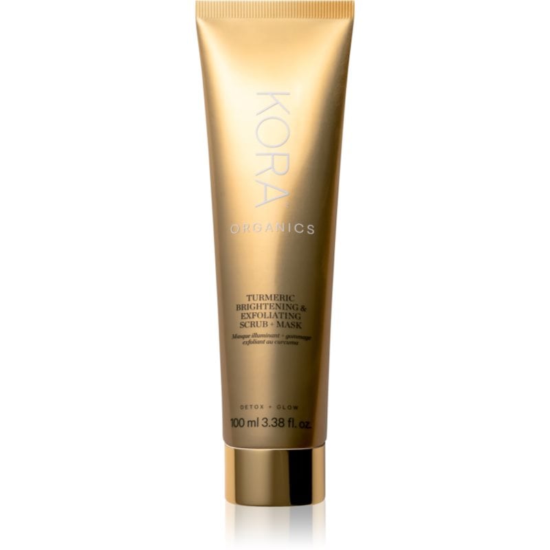 KORA Organics Turmeric Brightening & Exfoliating Scrub + Mask пилинг и маска