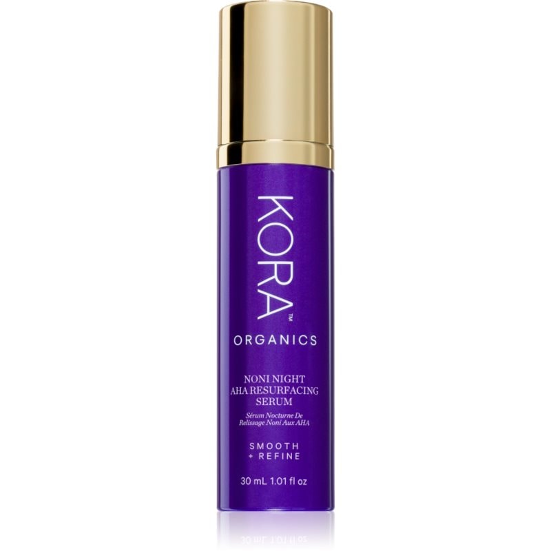 KORA Organics Noni Night AHA Resurfacing Serum регенериращ серум - Грижа за лице - Сравни цени от 1 магазин с безплатна доставка