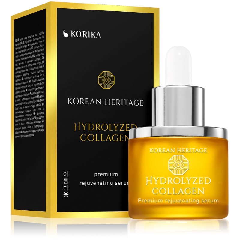 KORIKA KORIKA Korean Heritage Hydrolyzed Collagen Premium Rejuvenating Serum подмладяващ серум за лице с хидролизиран колаген - Унисекс парфюм 30мл - Сравни цени от 1 магазин с безплатна доставка