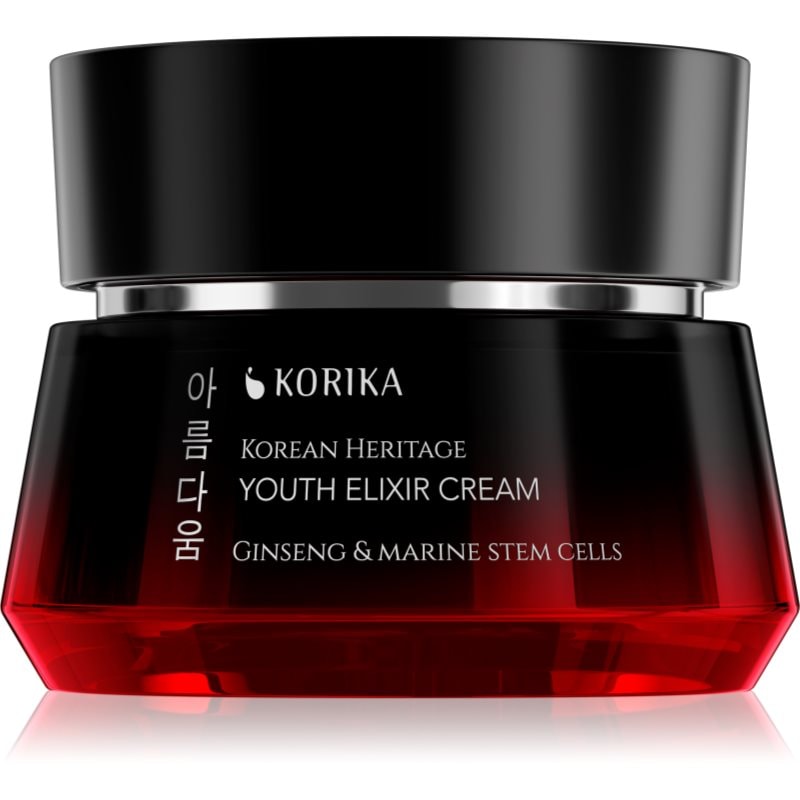KORIKA Korean Heritage Ginseng & Marine Stem Cells Youth Elixir Cream подхранващ антиоксидантен крем за подмладяване на кожата на лицето - Грижа за лице - Сравни цени от 1 магазин с безплатна доставка