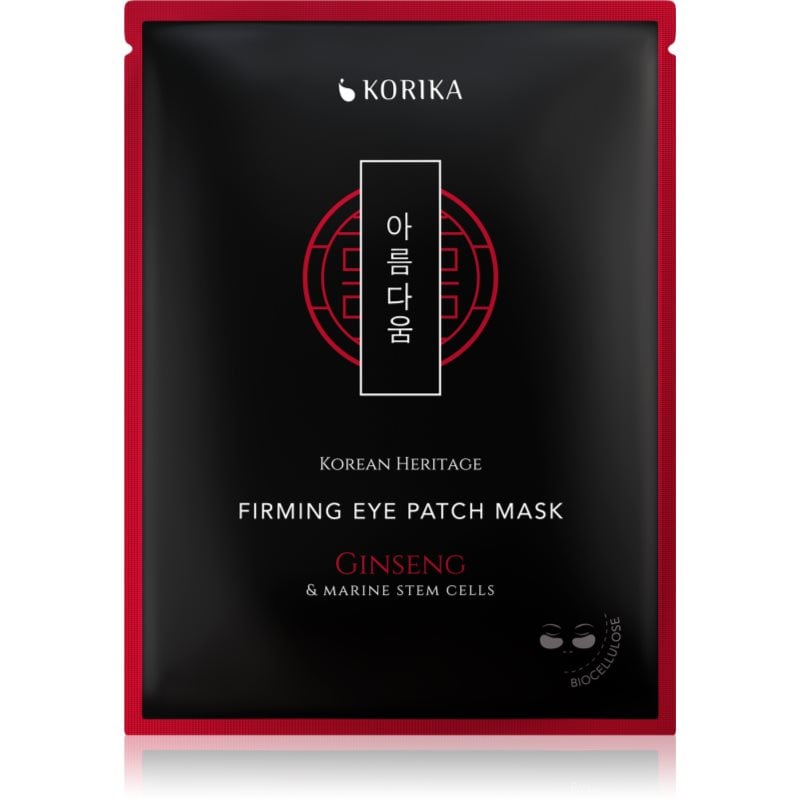 KORIKA Korean Heritage Ginseng & Marine Stem Cells Firming Eye Patch Mask стягаща маска за околоочната област