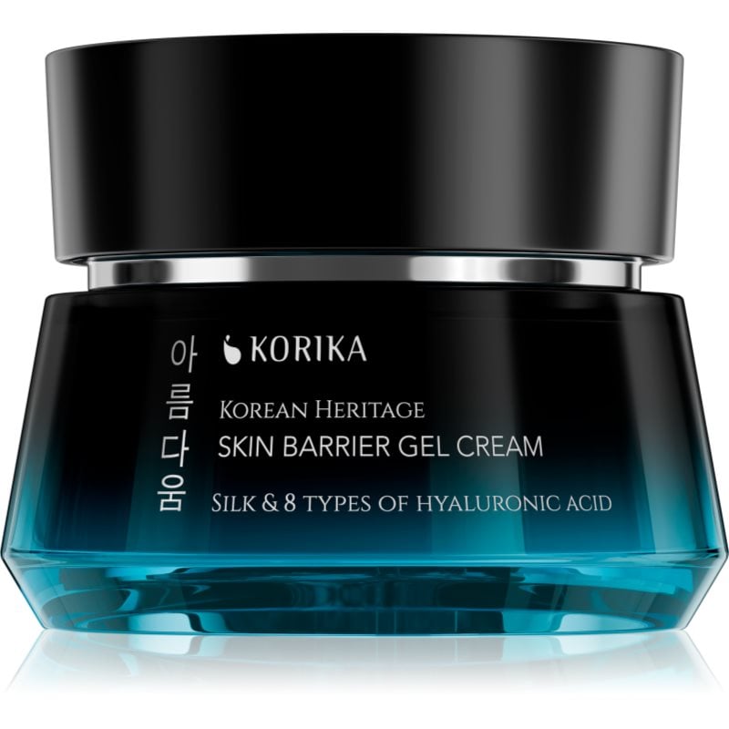 KORIKA Korean Heritage Silk & 8 Types of Hyaluronic Acid Skin Barrier Gel Cream хидратиращ и успокояващ гел крем
