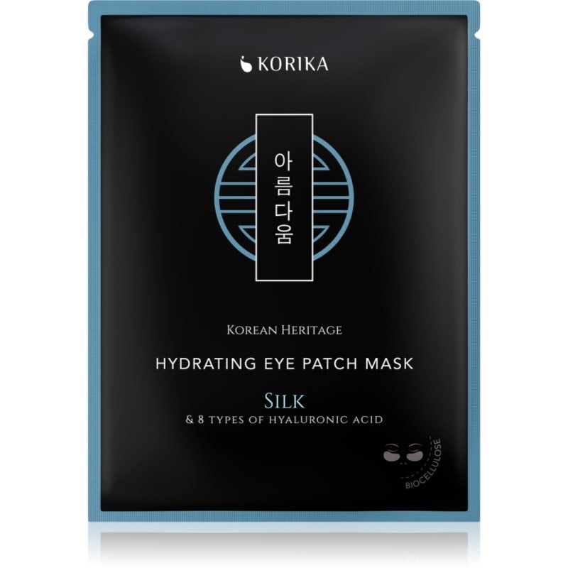 KORIKA Korean Heritage Silk & 8 Types of Hyaluronic Acid Hydrating Eye Patch Mask хидратираща маска за околоочната област