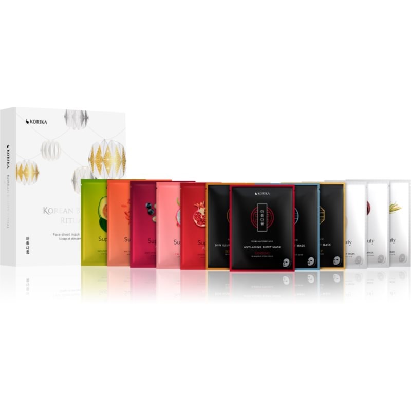 KORIKA Korean Beauty Ritual Face Sheet Mask Calendar комплект маски за лице - Комплект - Сравни цени от 1 магазин с безплатна доставка