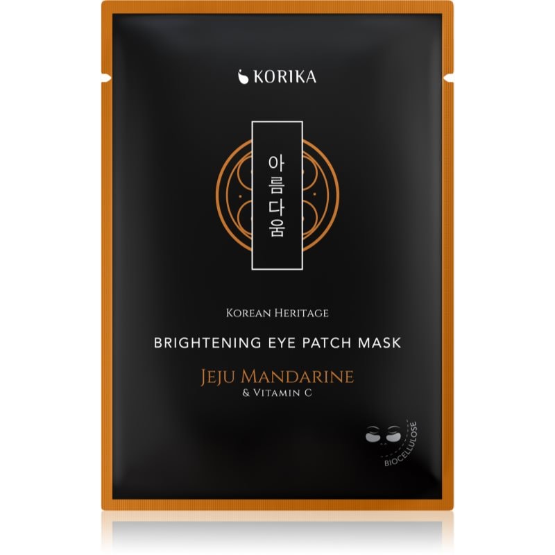 KORIKA Korean Heritage Brightening Eye Patch Mask Jeju Mandarine & Vitamin C освежаваща маска за околоочната област - Грижа за лице - Сравни цени от 1 магазин с безплатна доставка