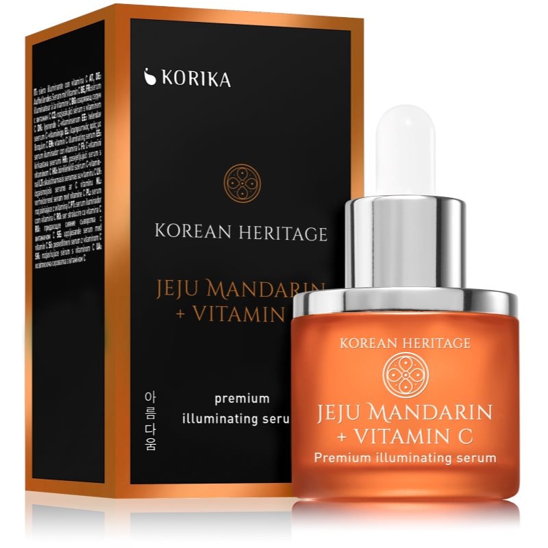 KORIKA Korean Heritage Jeju Mandarin + Vitamin C Premium Illuminating Serum серум за лице (озаряващ) с витамин С - Грижа за лице - Сравни цени от 1 магазин с безплатна доставка