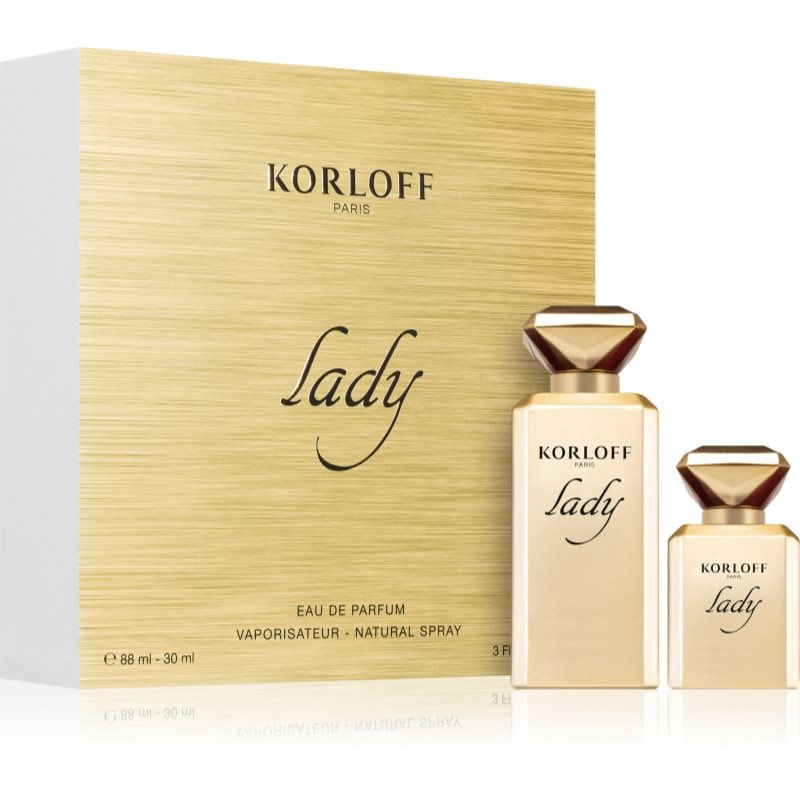 Korloff Korloff Lady Korloff подаръчен комплект за жени - Дамски парфюм - Сравни цени от 1 магазин с безплатна доставка