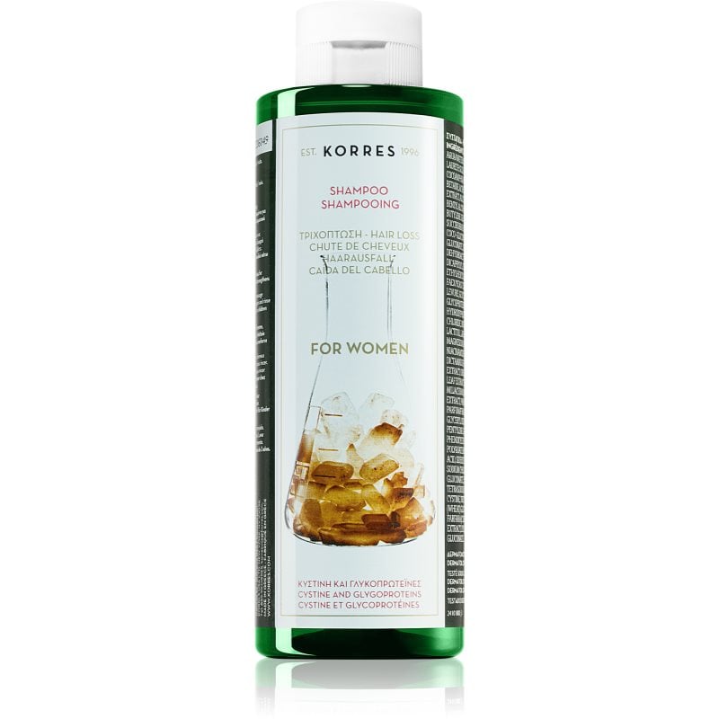 Korres Cystine & Glycoprotein шампоан против оредяване на косата и косопад за жени