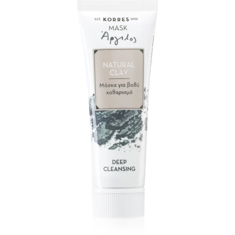Korres Natural Clay дълко почистваща маска - Грижа за лице - Сравни цени от 1 магазин с безплатна доставка