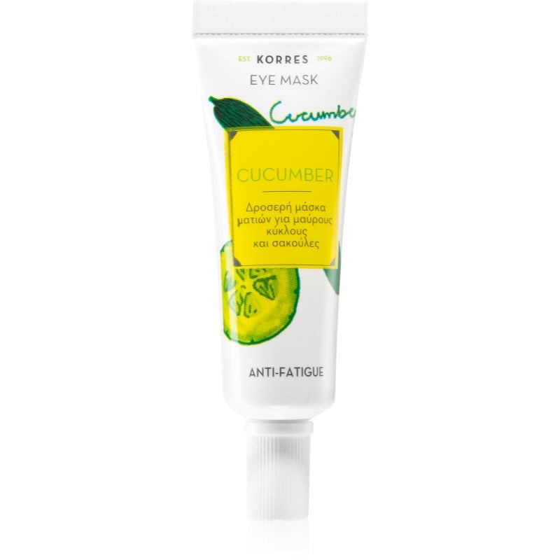 Korres Cucumber маска за очи против отоци и тъмни кръгове