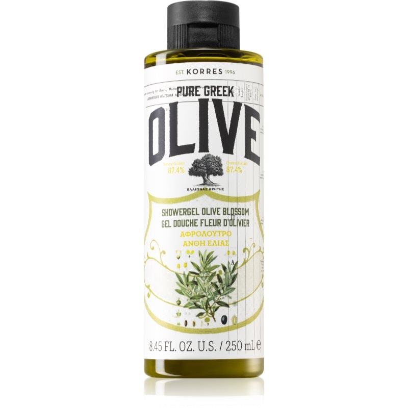 Korres Pure Greek Olive & Olive Blossom душ гел - Грижа за тяло - Сравни цени от 1 магазин с безплатна доставка