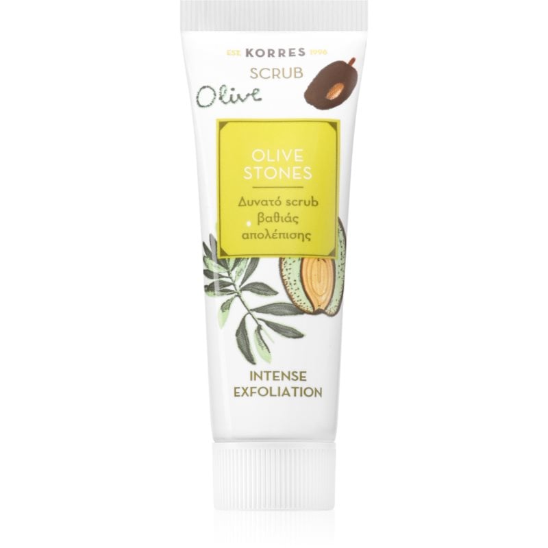 Korres Olive Stones дълко почистващ пилинг