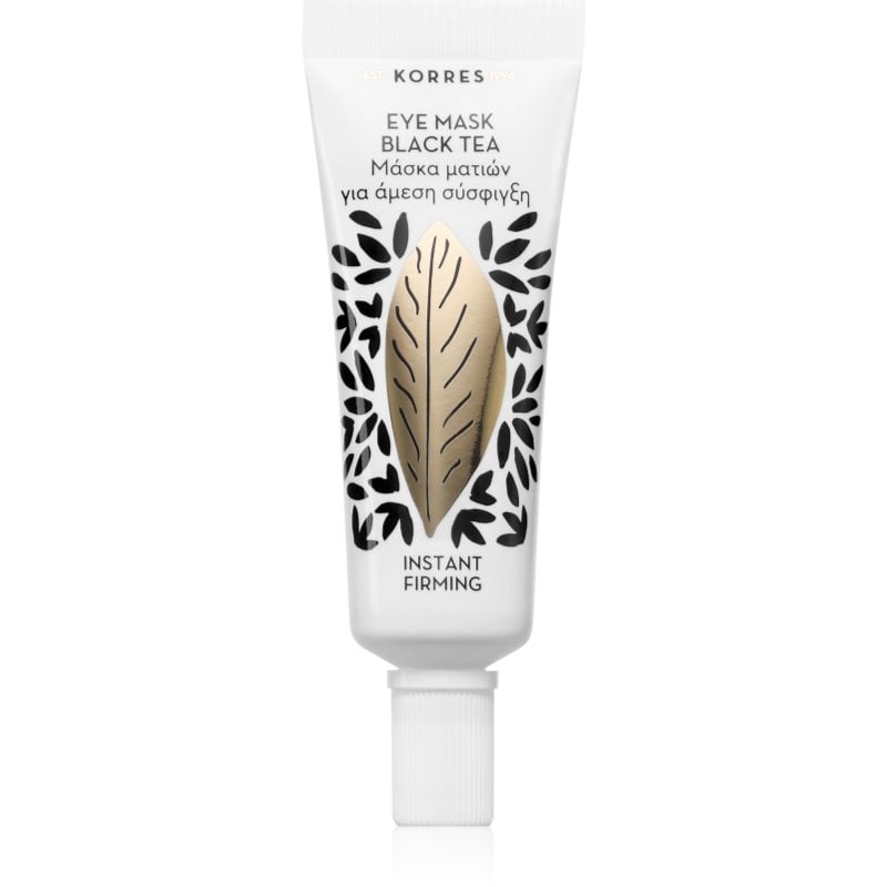 Korres Black Tea стягаща маска за околоочната област