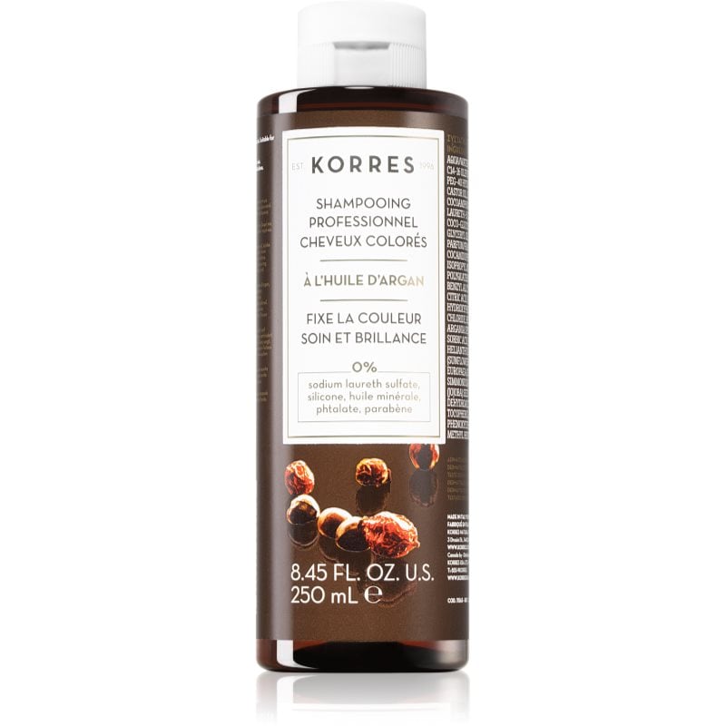 Korres Argan Oil почистващ шампоан за ядисана коса