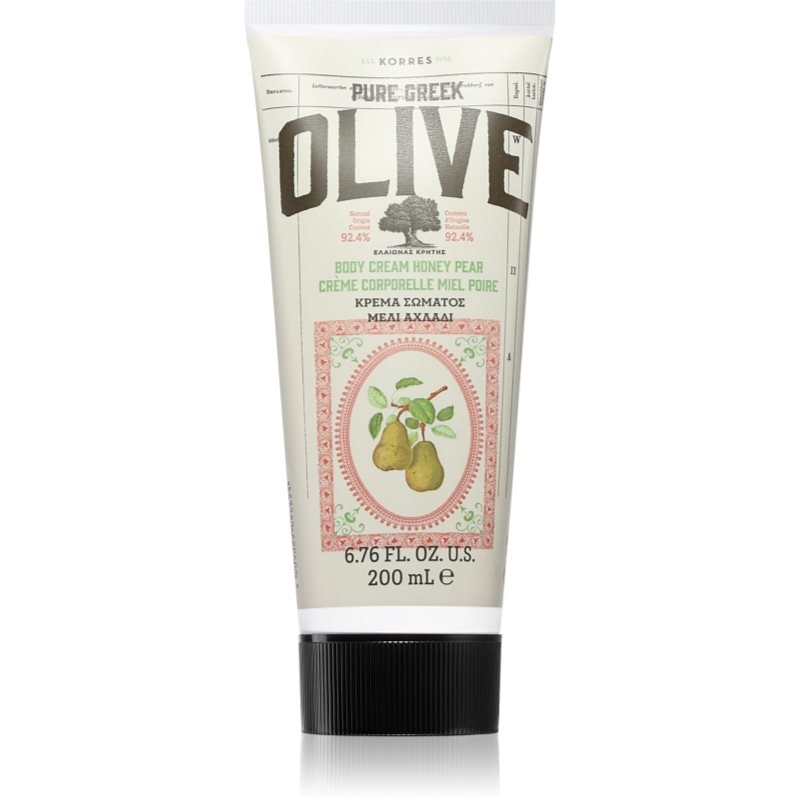 Korres Korres Pure Greek Olive & Honey Pear подхранващ крем за тяло - Унисекс парфюм 250мл - Сравни цени от 1 магазин с безплатна доставка