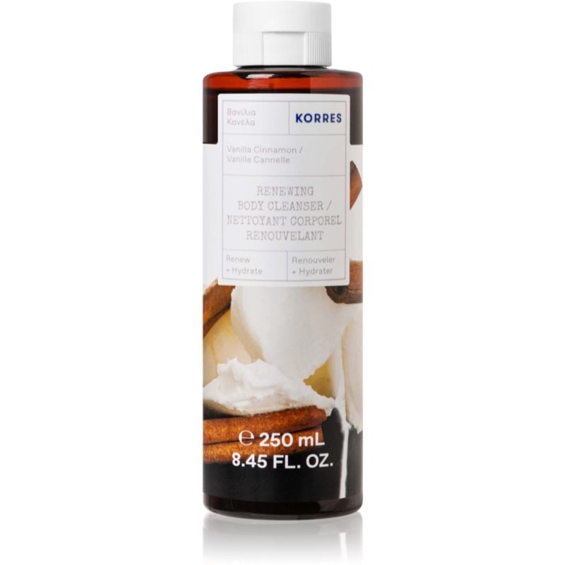 Korres Vanilla & Cinnamon нежен душ гел