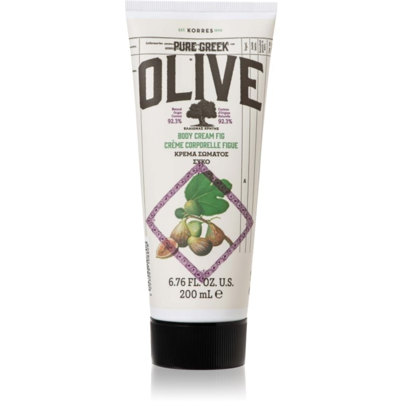 Korres Pure Greek Olive & Fig хидратиращо мляко за тяло - Грижа за тяло - Сравни цени от 1 магазин с безплатна доставка