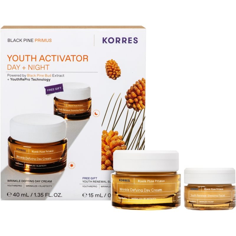 Korres Black Pine Primus подаръчен комплект за жени - Комплект - Сравни цени от 1 магазин с безплатна доставка