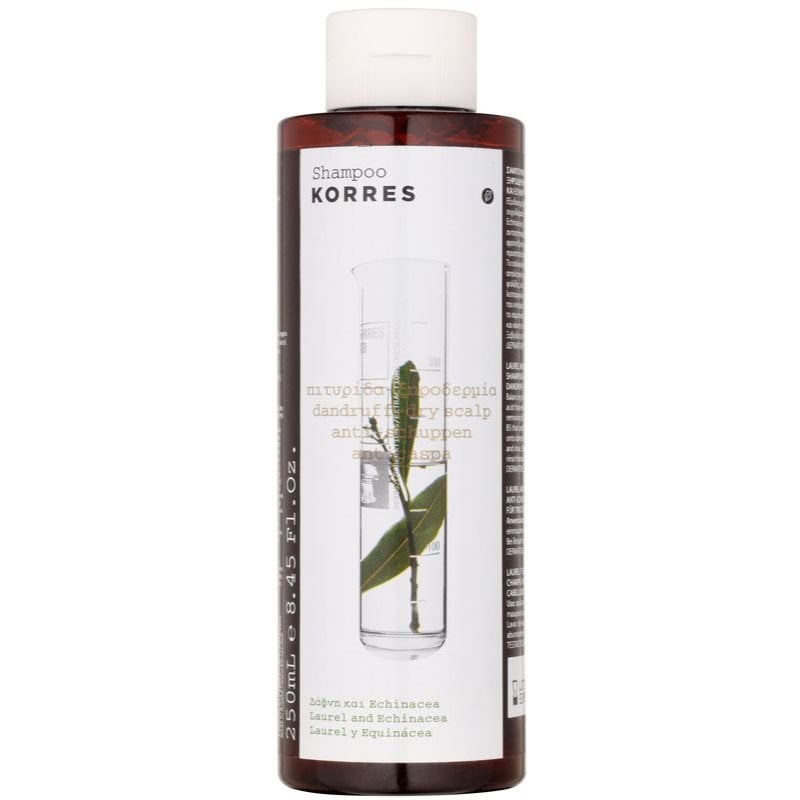 Korres Laurel & Echinacea шампоан против пърхот за суха кожа