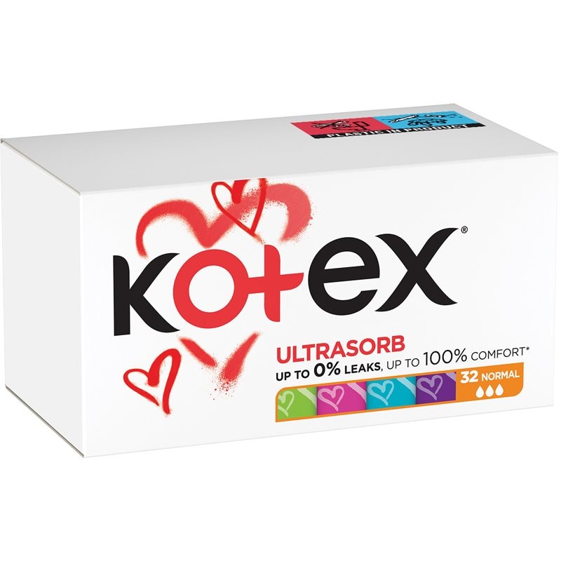 Kotex UltraSorb Normal тампони - Грижа за тяло - Сравни цени от 1 магазин с безплатна доставка
