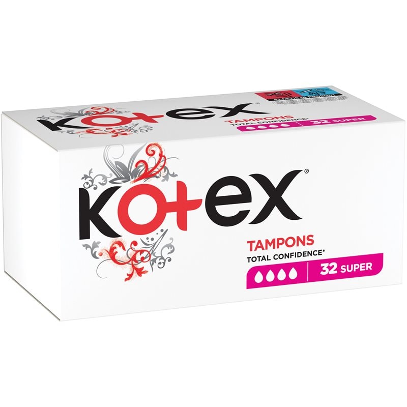 Kotex Tampons Super тампони - Грижа за тяло - Сравни цени от 1 магазин с безплатна доставка