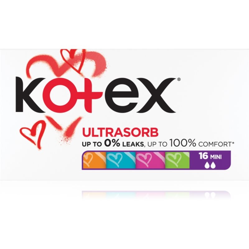 Kotex Kotex Ultra Sorb Mini тампони - Дамски парфюм 16мл - Сравни цени от 1 магазин с безплатна доставка