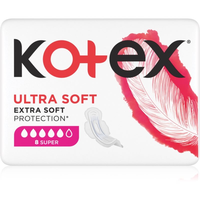 Kotex Ultra Soft Super санитарни кърпи
