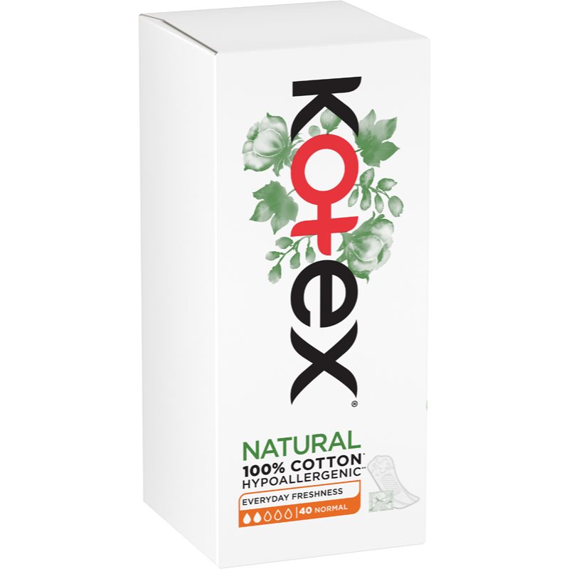 Kotex Kotex Natural Normal Everyday Freshness Liners дамски превръзки - Дамски парфюм 40мл - Сравни цени от 1 магазин с безплатна доставка