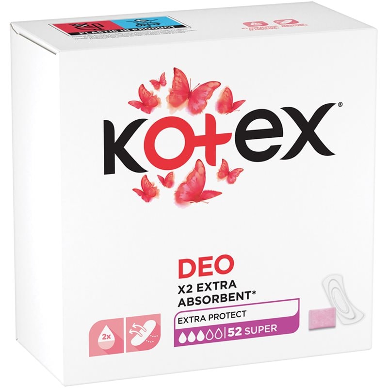 Kotex Super Deo дамски превръзки - Грижа за тяло - Сравни цени от 1 магазин с безплатна доставка