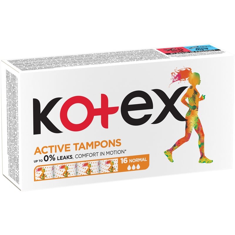 Kotex Active Normal тампони - Грижа за тяло - Сравни цени от 1 магазин с безплатна доставка