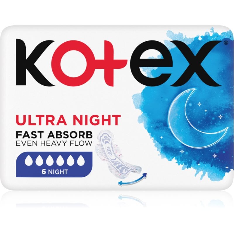 Kotex Ultra Night санитарни кърпи