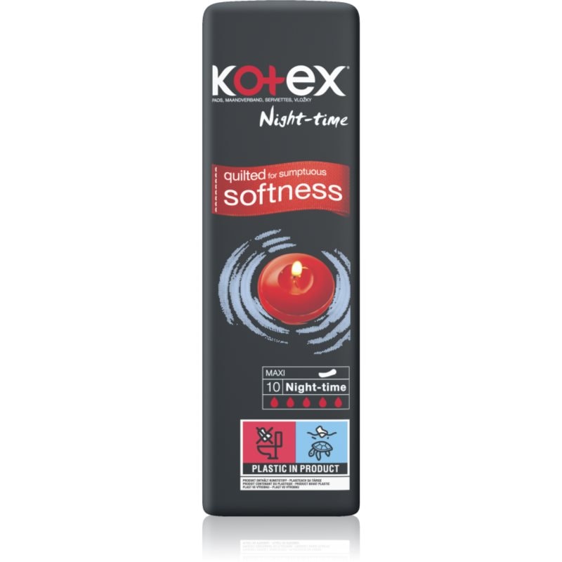 Kotex Maxi Night-time санитарни кърпи за нощ - Грижа за тяло - Сравни цени от 1 магазин с безплатна доставка