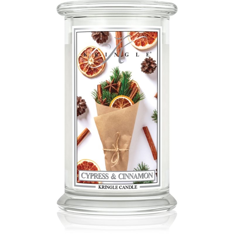 Kringle Candle Cypress & Cinnamon ароматна свещ 624 гр. - Аромат - Сравни цени от 1 магазин с безплатна доставка