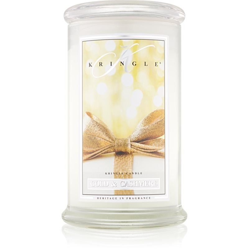 Kringle Candle Kringle Candle Gold & Cashmere ароматна свещ 624 гр. - Унисекс парфюм 624мл - Сравни цени от 1 магазин с безплатна доставка