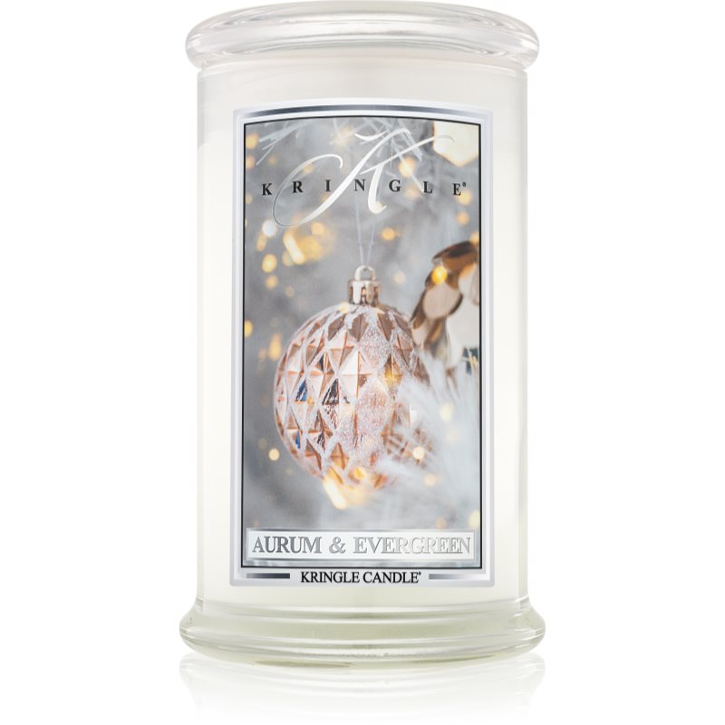 Kringle Candle Kringle Candle Aurum & Evergreen ароматна свещ 624 гр. - Унисекс парфюм 624мл - Сравни цени от 1 магазин с безплатна доставка