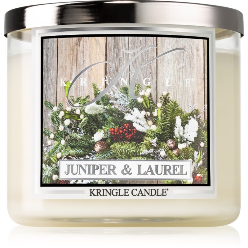 Kringle Candle Juniper & Laurel ароматна свещ 411 гр. - Аромат - Сравни цени от 1 магазин с безплатна доставка