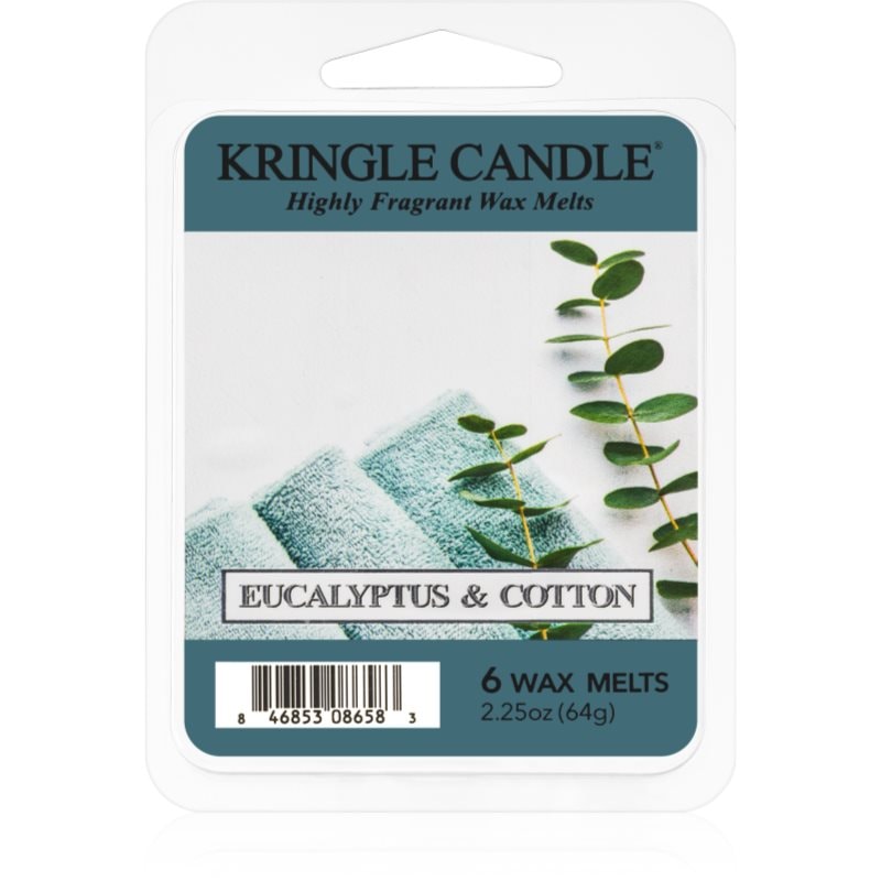 Kringle Candle Eucalyptus & Cotton восък за арома-лампа 64 гр. - Аромат - Сравни цени от 1 магазин с безплатна доставка